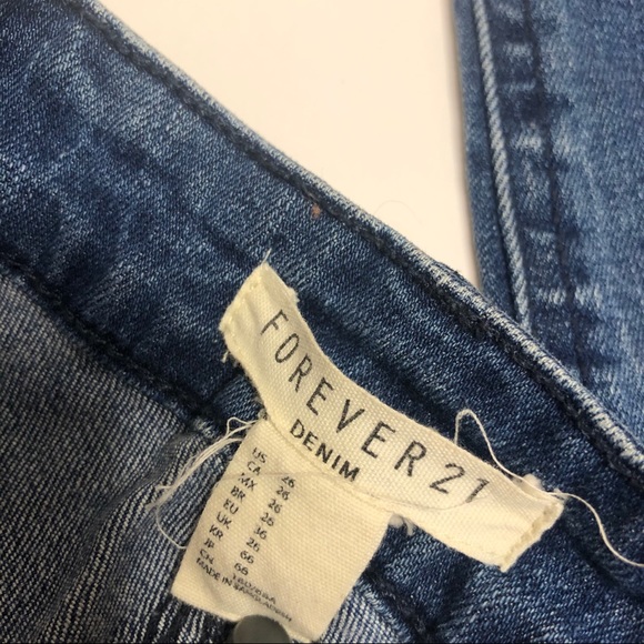 Forever 21 Denim Distressed Jeans - Picture 6 of 6